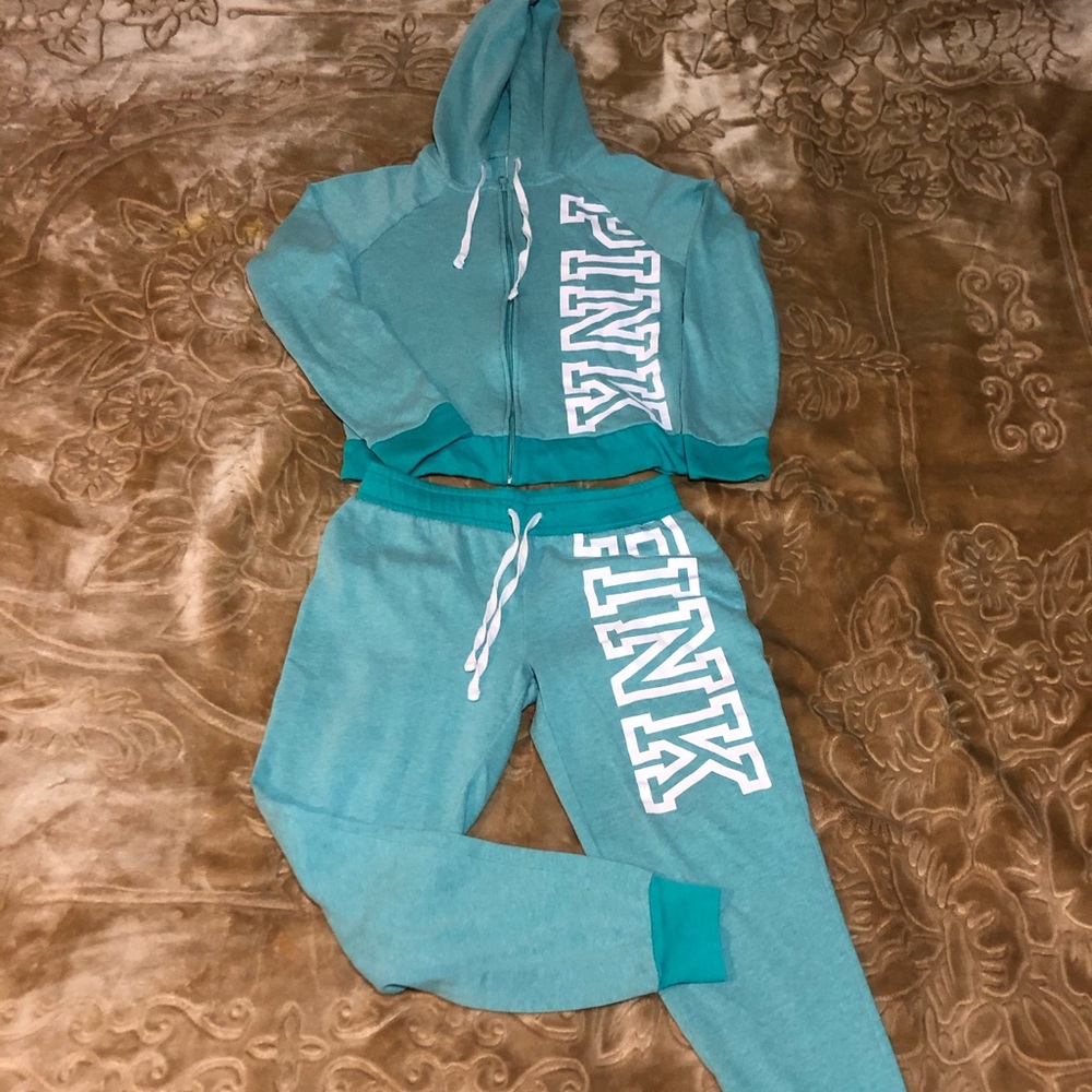 PINK SWEATS WITH TOP